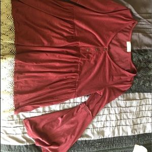 Altars State Suede Blouse